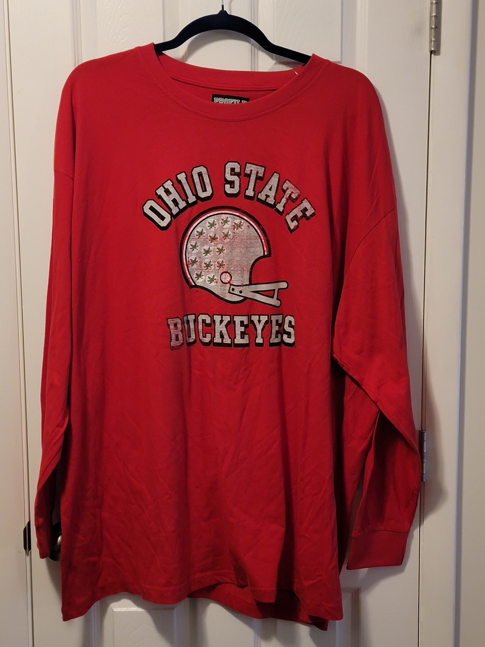 Ohio State Buckeyes Red Long Sleeve Tee